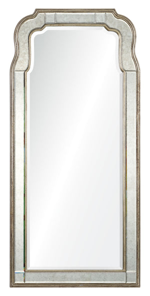Michael S Smith for Mirror Home Silver Leaf Queen Anne mirror