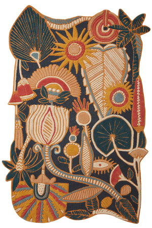 Justina Blakeney X Loloi Optimism Hand Tufted Denim / Sunset Rug