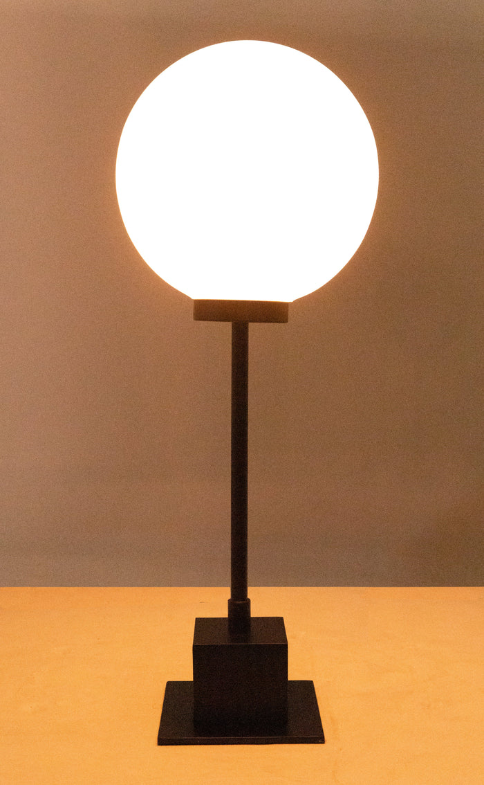 Noir Mond Table Lamp, Black Steel