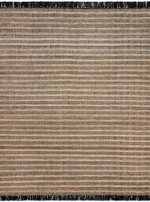 Justina Blakeney X Loloi Rey Hand Woven Camel / Black Rug
