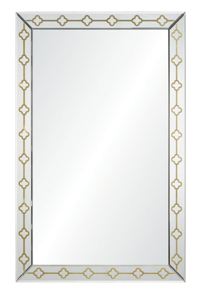 Suzanne Kasler for Mirror Home  Mirror With Gold Detail