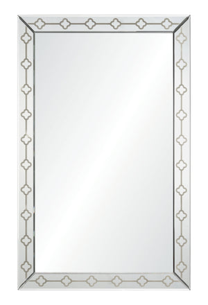 Suzanne Kasler for Mirror Home  Mirror With Silver Detail