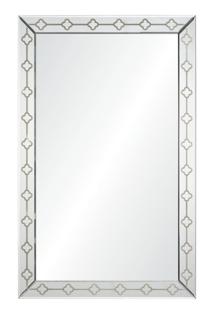 Suzanne Kasler for Mirror Home  Mirror With Silver Detail