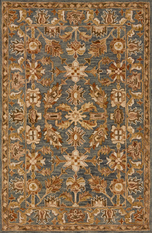 Loloi Victoria Hooked Slate / Slate Rug