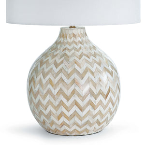 Regina Andrew Chevron Bone Table Lamp (Natural)