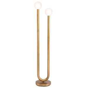 Regina Andrew Happy Floor Lamp (Natural Brass)