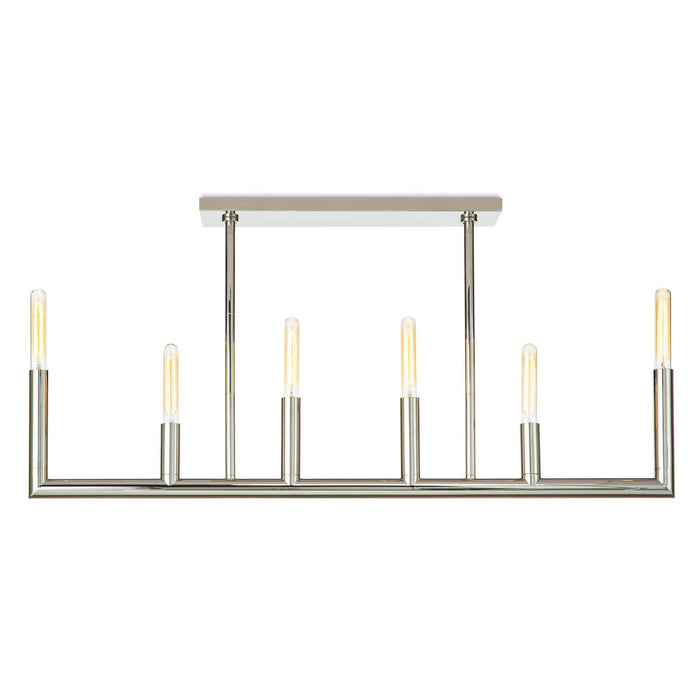 Regina Andrew Wolfe Linear Chandelier (Polished Nickel)