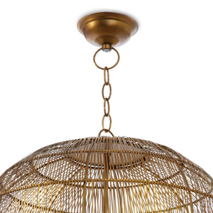 Regina Andrew Fresco Metal Pendant (Brass)