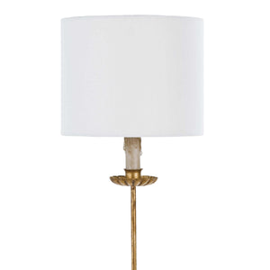 Regina Andrew Clove Stem Buffet Table Lamp With Natural Linen Shade
