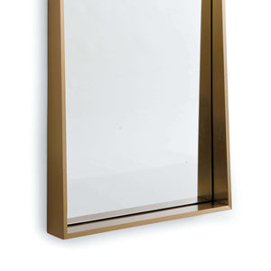 Regina Andrew Gunner Mirror (Natural Brass)