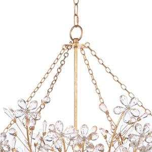 Regina Andrew Cheshire Basin Chandelier (Gold Leaf)