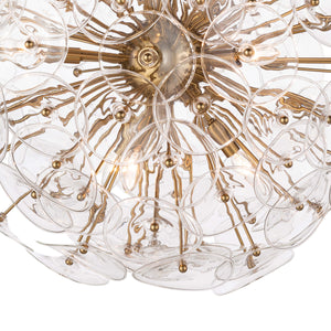 Regina Andrew Poppy Glass Chandelier Small (Clear)