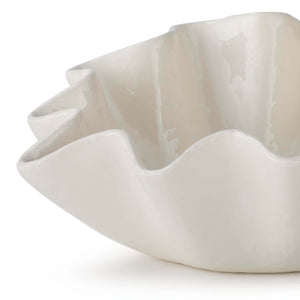 Regina Andrew Ruffle Ceramic Bowl Medium