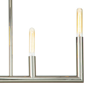 Regina Andrew Wolfe Linear Chandelier (Polished Nickel)