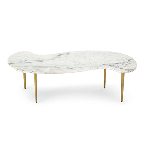 Regina Andrew Jagger Marble Cocktail Table (White)