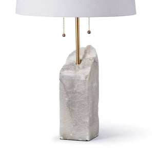 Regina Andrew Square Raw Alabaster Table Lamp