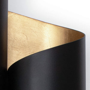 Regina Andrew Folio Sconce (Black and Gold)