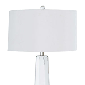 Regina Andrew Tapered Hex Crystal Table Lamp