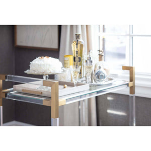 Regina Andrew Americano Bar Cart (Natural Brass)