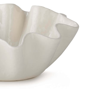 Regina Andrew Ruffle Ceramic Bowl Medium