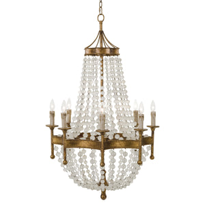 Regina Andrew Frosted Crystal Bead Chandelier