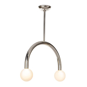 Regina Andrew Happy Pendant Small (Polished Nickel)