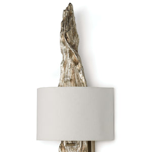 Regina Andrew Driftwood Sconce (Ambered Silver Leaf)