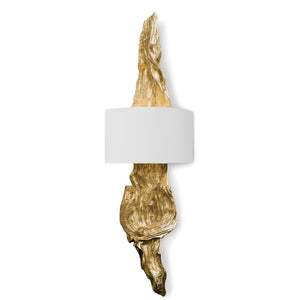 Regina Andrew Driftwood Sconce (Antique Gold Leaf)