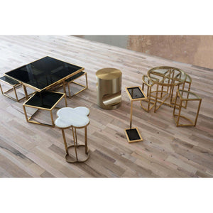 Regina Andrew Clover Table (Natural Brass)