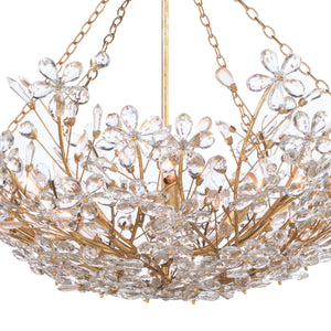 Regina Andrew Cheshire Basin Chandelier (Gold Leaf)