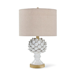 Regina Andrew Leafy Artichoke Ceramic Table Lamp (Off White)