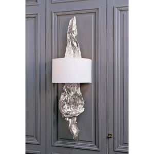 Regina Andrew Driftwood Sconce (Ambered Silver Leaf)