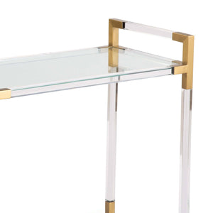 Regina Andrew Americano Bar Cart (Natural Brass)