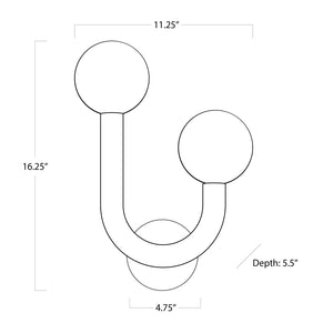 Regina Andrew Happy Sconce Right Side (Oil Rubbed Bronze)