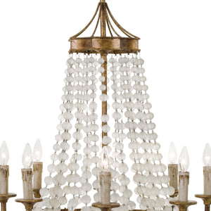 Regina Andrew Frosted Crystal Bead Chandelier