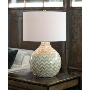 Regina Andrew Chevron Bone Table Lamp (Natural)