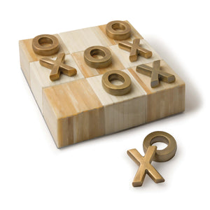 Regina Andrew Tic Tac Toe Flat Board With Brass Pieces