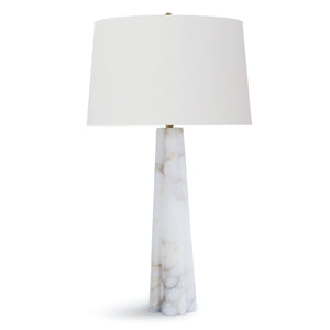 Regina Andrew Quatrefoil Alabaster Table Lamp Large